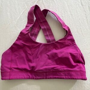Lululemon All Sport Bra Magenta Size 8